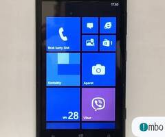 NOKIA Lumia 625 Smartfon 512MB 8GB 4G LTE CZARNY jak NOWY pudełko OKAZJA - 1